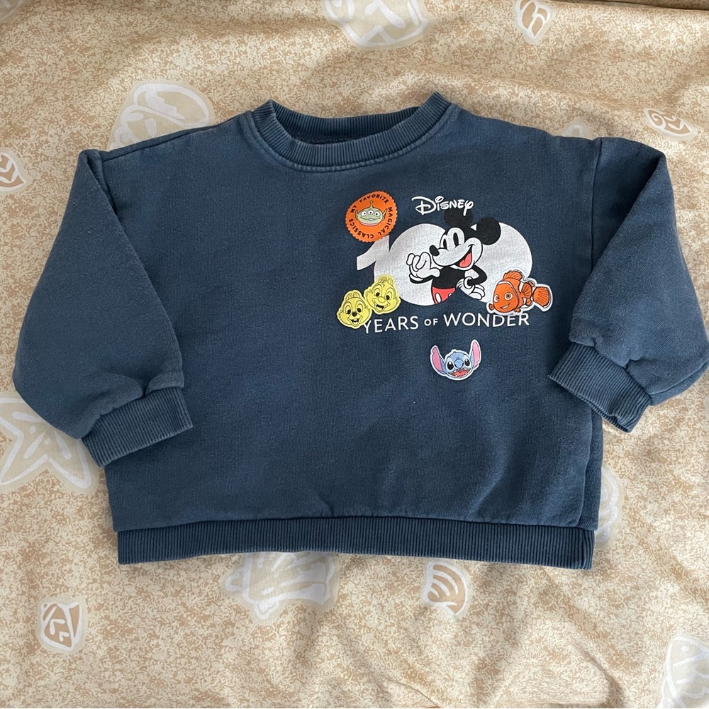 Toddlers’ Zara x Disney 100 Years of Wonder Sweatshirt Size 2-3YRS